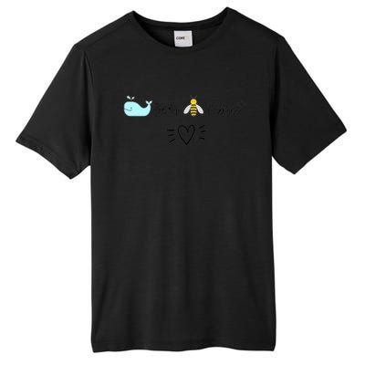 Whale You Bee Mine Will You Be Mine Valentine's Day Cute Gift Tall Fusion ChromaSoft Performance T-Shirt