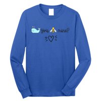 Whale You Bee Mine Will You Be Mine Valentine's Day Cute Gift Long Sleeve Shirt