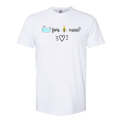 Whale You Bee Mine Will You Be Mine Valentine's Day Cute Gift Softstyle CVC T-Shirt