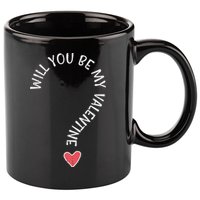 Will You Be My Valentine Cute Valentines Day 11oz C Handle Ceramic Mug