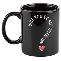 Will You Be My Valentine Cute Valentines Day 11oz C Handle Ceramic Mug