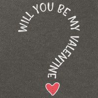 Will You Be My Valentine Cute Valentines Day Cotton Canvas Backpack