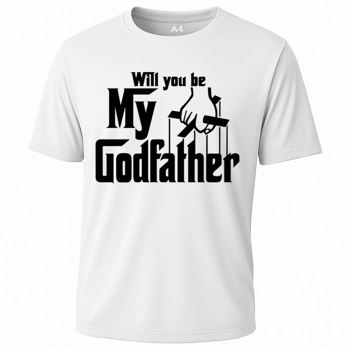 Will You Be My Godfather Cooling Performance Crew T-Shirt