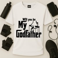 Will You Be My Godfather Cooling Performance Crew T-Shirt