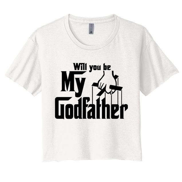 Will You Be My Godfather Crop Top