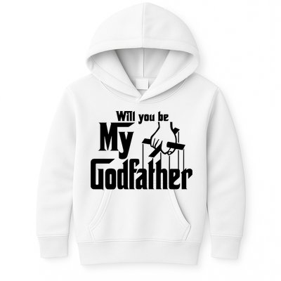 Will You Be My Godfather Kids Hoodie