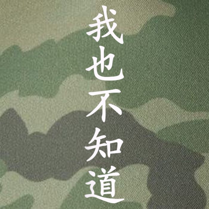 Wo Ye Bu Zhi Dao Chinese Characters Legacy Tie Dye Trucker Hat