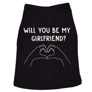 Will You Be My Girlfriend I Love I Relationship I Valentine Doggie Tank