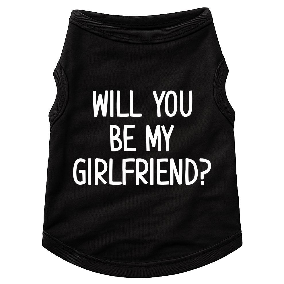 Will You Be My Girlfriend Doggie Tank