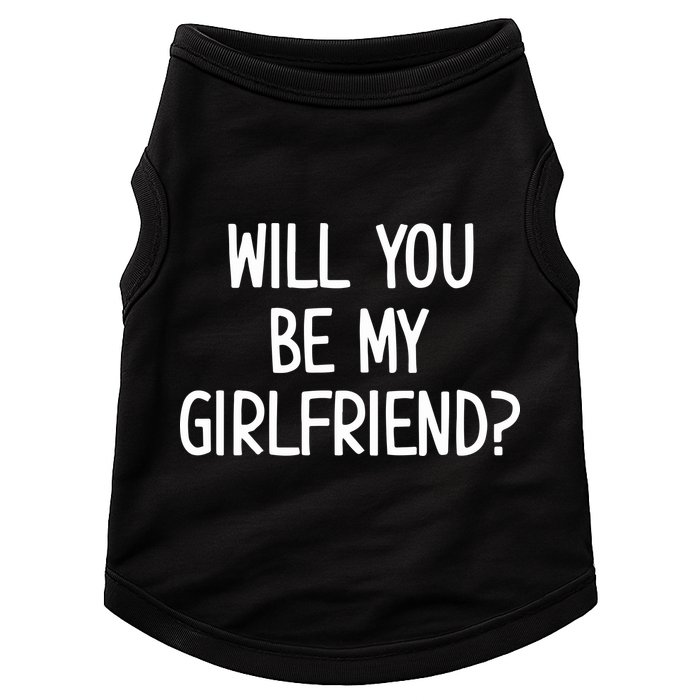 Will You Be My Girlfriend Doggie Tank