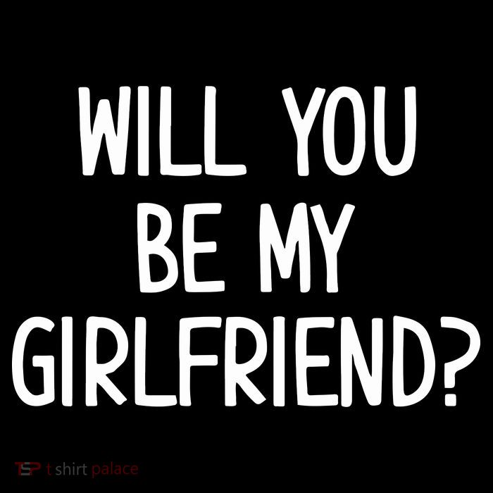 Will You Be My Girlfriend Drawstring Bag