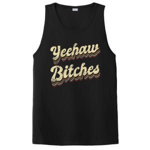 Womens Yeehaw Bitches Country Music Western Wear Cowgirl Woman PosiCharge Competitor Tank