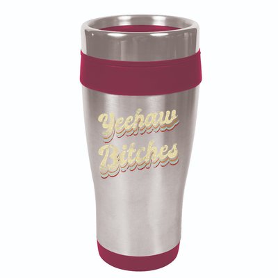Womens Yeehaw Bitches Country Music Western Wear Cowgirl Woman 16oz Travel Tumbler