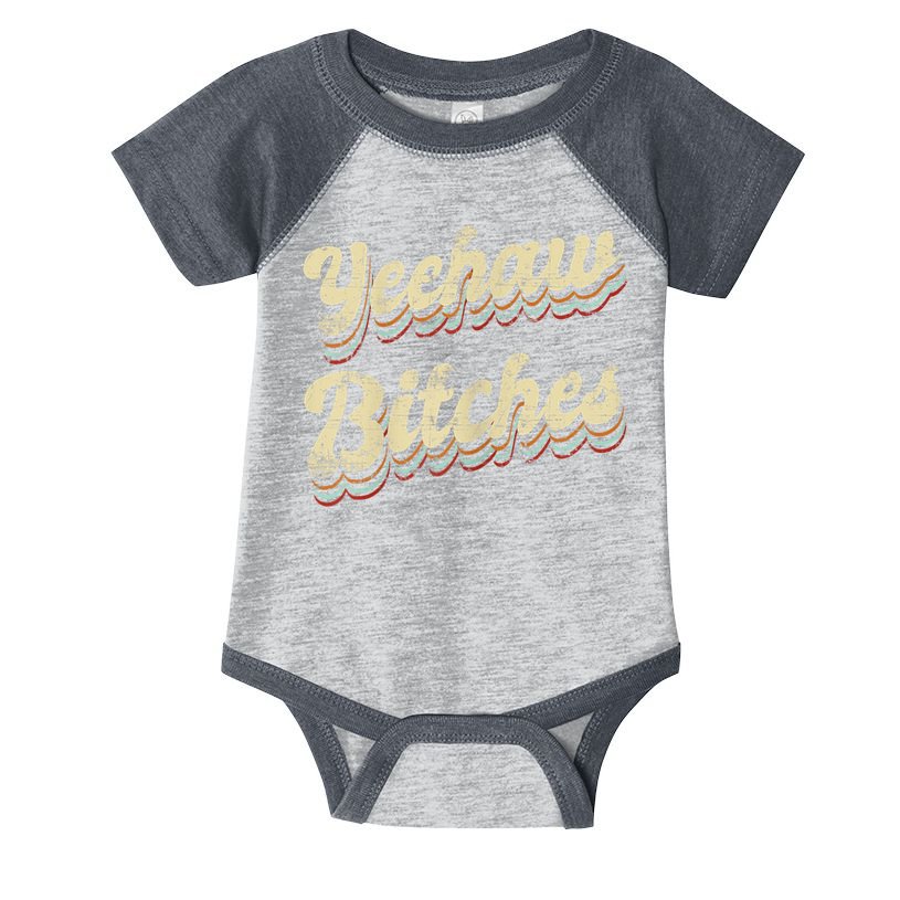 Womens Yeehaw Bitches Country Music Western Wear Cowgirl Woman Infant Baby Jersey Bodysuit