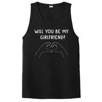 Will You Be My Girlfriend I Love I Relationship I Valentine PosiCharge Competitor Tank