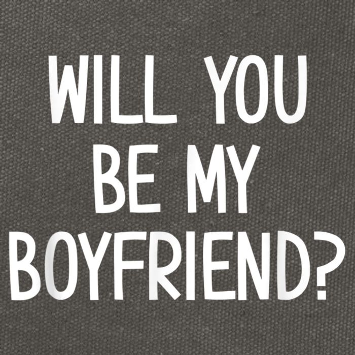 Will You Be My Boyfriend, Funny, Jokes, Sarcastic Sayings Cotton Canvas Backpack
