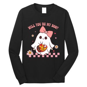 Will You Be My Boo ValentineS Day Long Sleeve Shirt