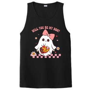 Will You Be My Boo ValentineS Day PosiCharge Competitor Tank