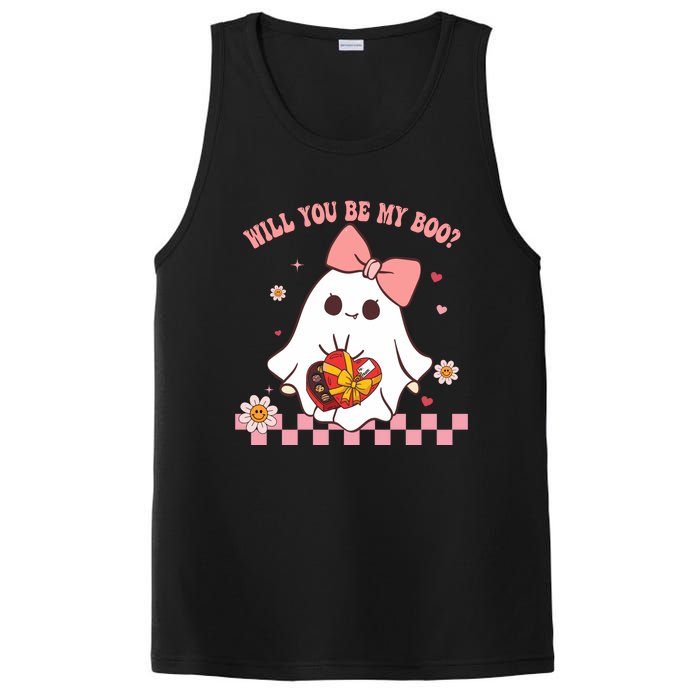 Will You Be My Boo ValentineS Day PosiCharge Competitor Tank