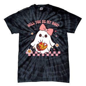 Will You Be My Boo ValentineS Day Tie-Dye T-Shirt