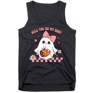 Will You Be My Boo ValentineS Day Tank Top