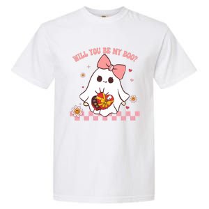 Will You Be My Boo ValentineS Day Garment-Dyed Heavyweight T-Shirt