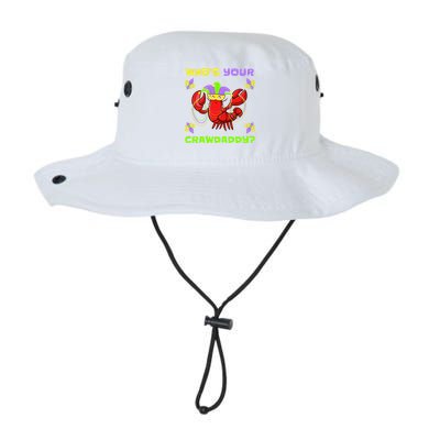 Who's Your Crawdaddy Funny Mardi Gras Cool Gift Legacy Cool Fit Booney Bucket Hat