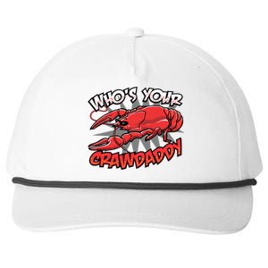 Who's Your Crawdaddy Funny New Orleans Crawfish Novelty Gift Snapback Five-Panel Rope Hat