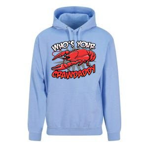 Who's Your Crawdaddy Funny New Orleans Crawfish Novelty Gift Unisex Surf Hoodie