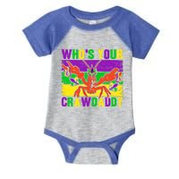 Who's Your Crawdaddy Mardi Gras Carnival Cute Gift Infant Baby Jersey Bodysuit