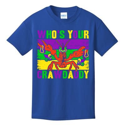 Who's Your Crawdaddy Mardi Gras Carnival Cute Gift Kids T-Shirt