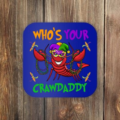 Who's Your Crawdaddy Mardi Gras Parade 2020 Gift Coaster