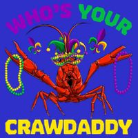 Whos Your Crawdaddy Crawfish Jester Beads Funny Mardi Gras Meaningful Gift Baby Bodysuit
