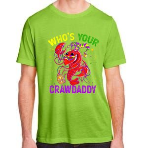 Whos Your Crawdaddy Crawfish Jester Beads Funny Mardi Gras Gift Adult ChromaSoft Performance T-Shirt