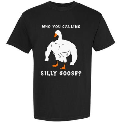 Who You Calling Silly Goose Funny Gym Meme Garment-Dyed Heavyweight T-Shirt