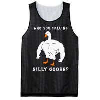 Who You Calling Silly Goose Funny Gym Meme Mesh Reversible Basketball Jersey Tank