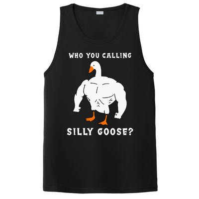 Who You Calling Silly Goose Funny Gym Meme PosiCharge Competitor Tank