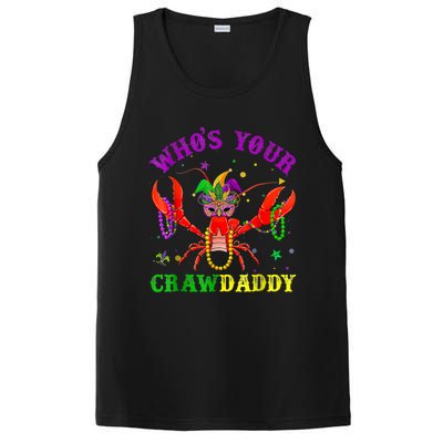 Whos Your Crawdaddy Crawfish Jester Beads Mardi Gras Funny Gift PosiCharge Competitor Tank