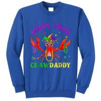 Whos Your Crawdaddy Crawfish Jester Beads Mardi Gras Funny Gift Sweatshirt