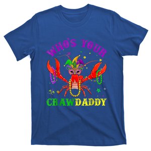 Whos Your Crawdaddy Crawfish Jester Beads Mardi Gras Funny Gift T-Shirt