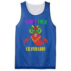 Whos Your Crawdaddy Crawfish Jester Beads Funny Mardi Gras Meaningful Gift Mesh Reversible Basketball Jersey Tank