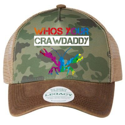 Whos Your Crawdaddy Legacy Tie Dye Trucker Hat