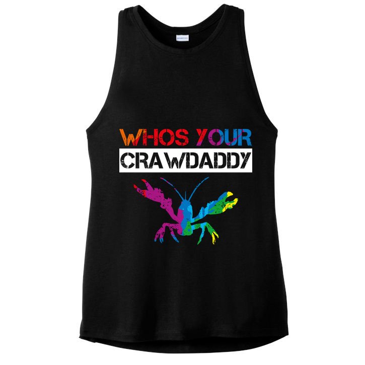 Whos Your Crawdaddy Ladies PosiCharge Tri-Blend Wicking Tank