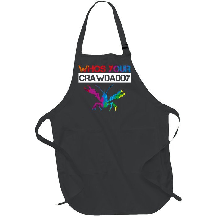 Whos Your Crawdaddy Full-Length Apron With Pockets