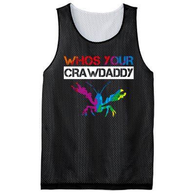 Whos Your Crawdaddy Mesh Reversible Basketball Jersey Tank