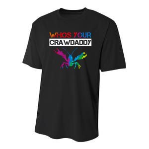 Whos Your Crawdaddy Youth Performance Sprint T-Shirt