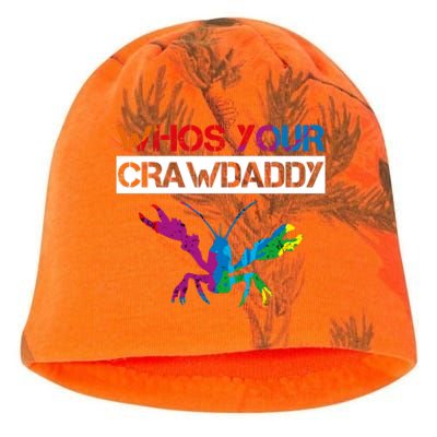 Whos Your Crawdaddy Kati - Camo Knit Beanie