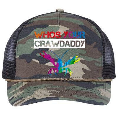 Whos Your Crawdaddy Retro Rope Trucker Hat Cap