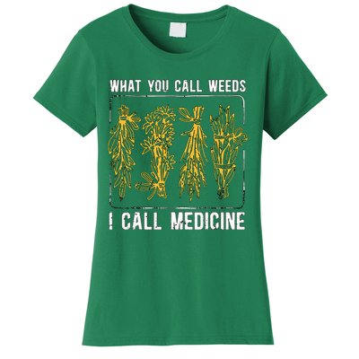 What You Call Weeds Natural Healing Apothecary Herbalism Women's T-Shirt