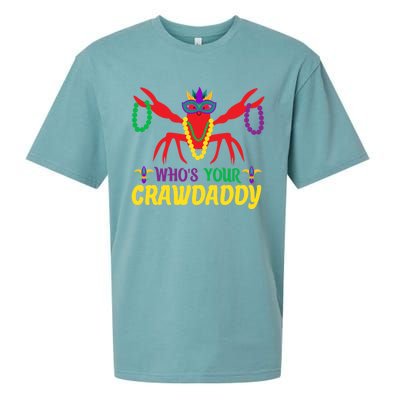 Whos Your Crawdaddy Merdi Gras Funny Gift Sueded Cloud Jersey T-Shirt